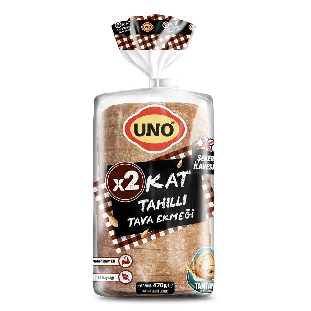 UNO IKI KAT TAHILLI TAVA EKMEGI 470 GR